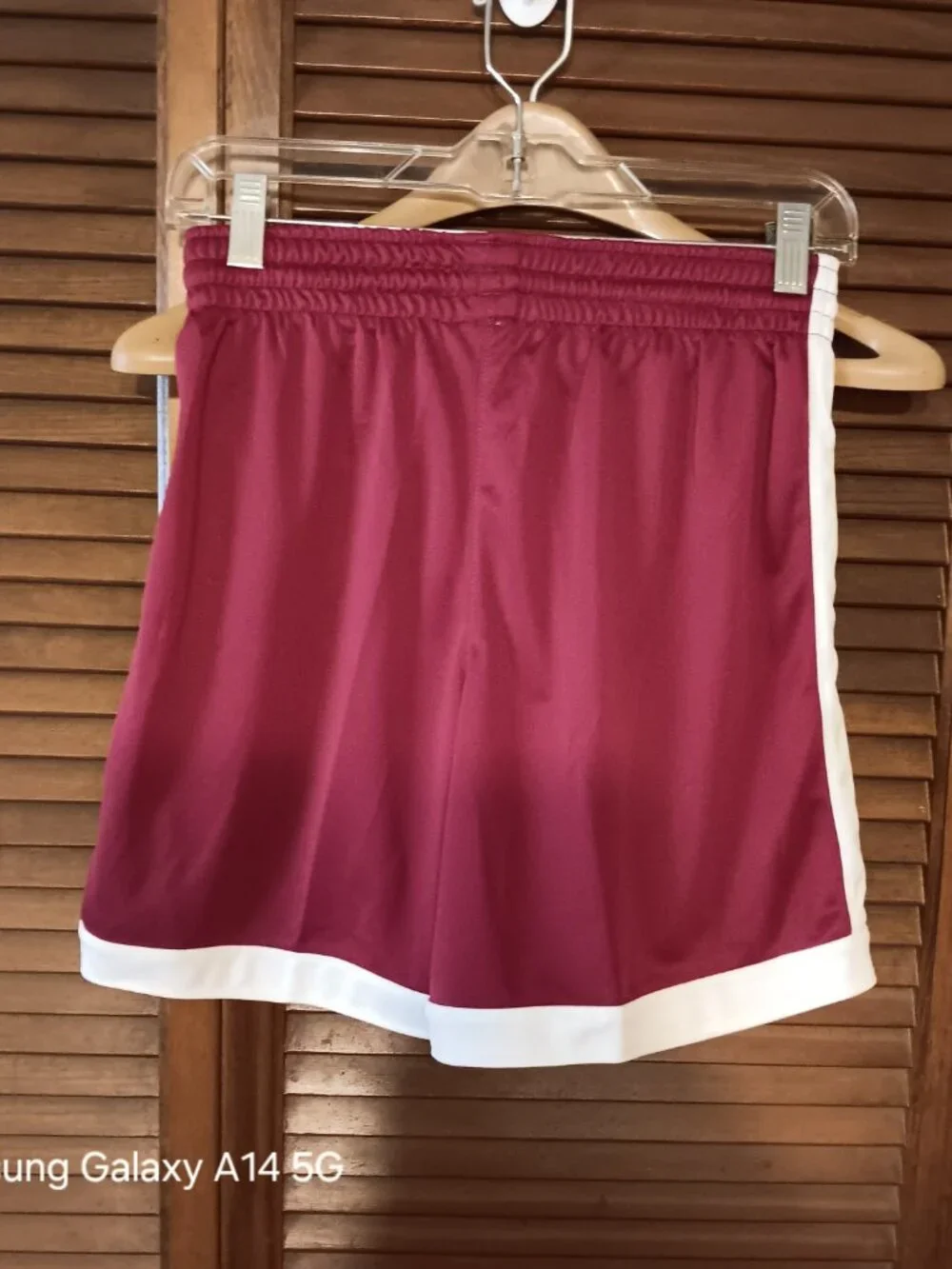 NIKE Girls Basketball Shorts XL Team Cardinal White Dri Fit DC2413 612 NEW